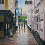 The Ship Exeter oil on canvas