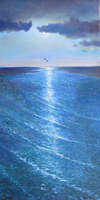 Flying Home oil on canvas